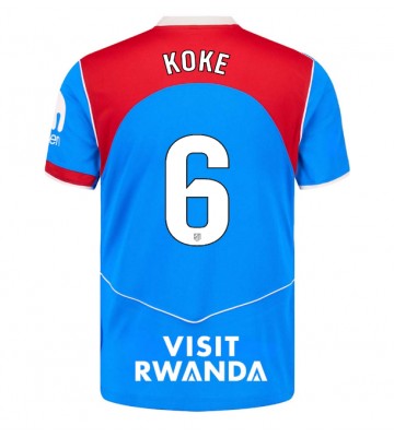 Atletico Madrid Koke #6 Tredje Tröja 2025-26 Kortärmad